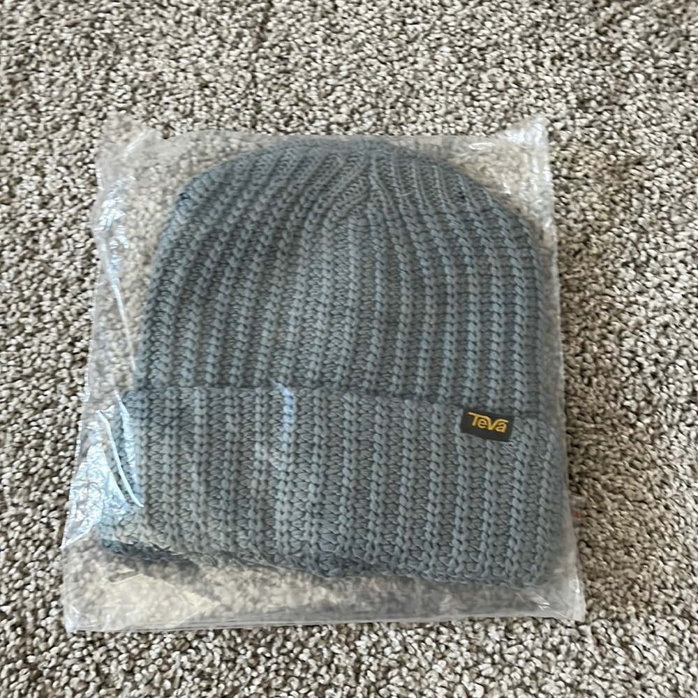 Never worn Teva beanie
